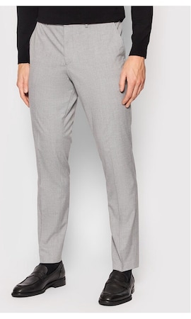 Pantaloni Uomo SELECTED HOMME - Taglio Slim, Viscosa E Elastan, Vita Media - Foto 4