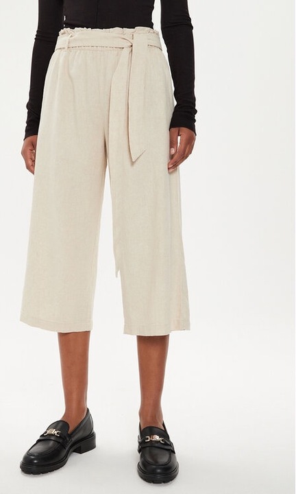 Női nadrág, JdY, 68313, len/viszkóz, bézs