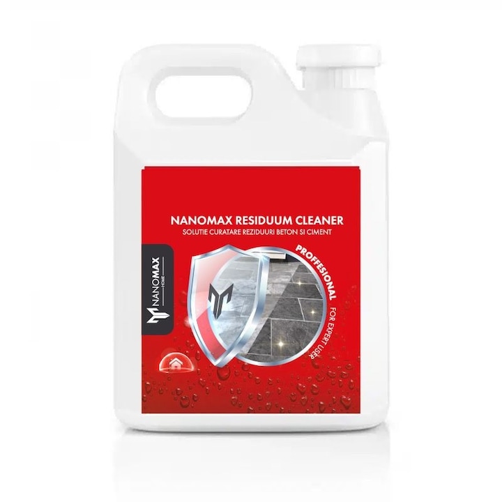 Detergent pentru curatarea si indepartarea resturilor de materiale de constructii, NanoMax RESIDUUM CLEANER, 5L