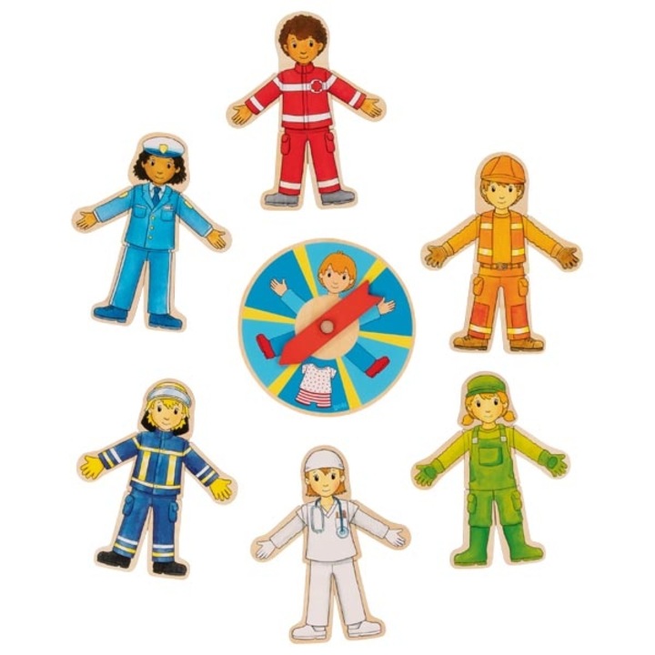 Kézműves - Fa puzzle figurák