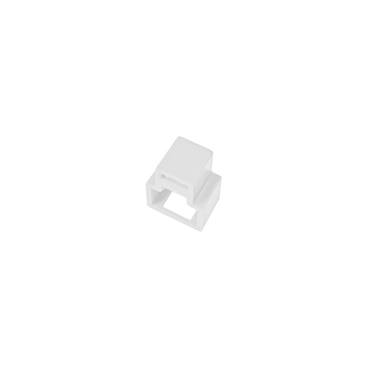 Set de 24 bucati blocari Alantec, pentru conectare RJ45, alb, cu cheie inclusa