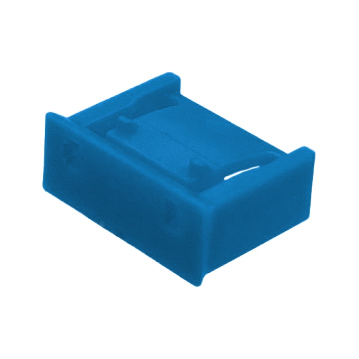 Set 10 capace pentru port USB, Alantec, cu cheie, albastru