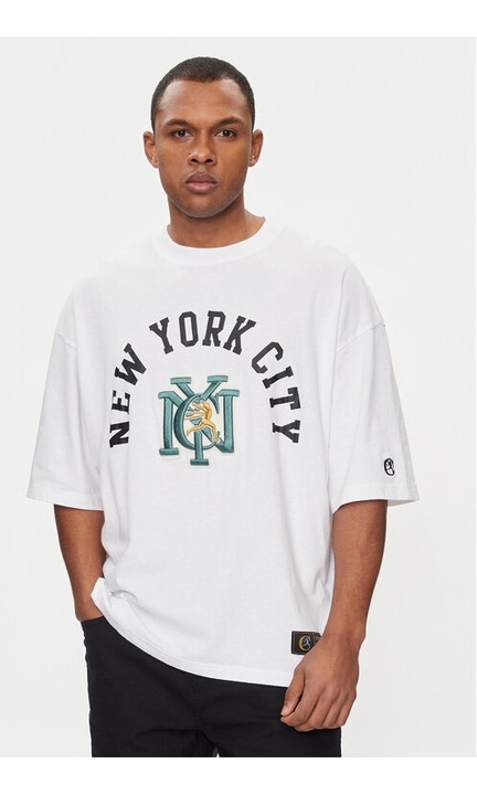 Férfi póló, Champion, 92145, Pamut, L INTL, Fehér