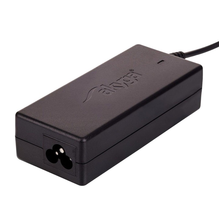 Incarcator laptop Akyga AK-ND-06, LED, 65W, negru, 1.2m