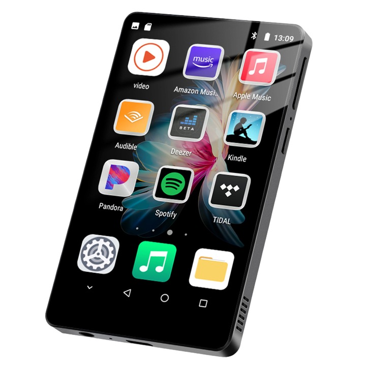 Player MP3 WiFi Bluetooth 5.0 MP5 Ecran tactil complet de 4.0 inch Sistem inteligent Android 2GB 16GB