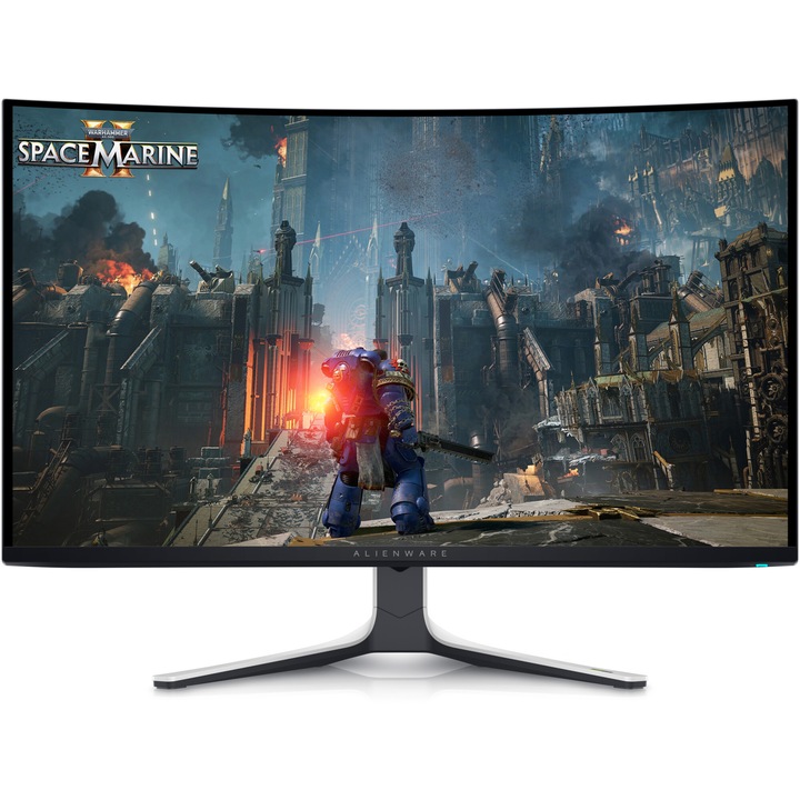 Alienware Gaming AW3225QF ívelt LED-monitor 31,5 hüvelykes UHD QD-OLED 0,03 ms 240 Hz HDR G-Sync kompatibilis és FreeSync Premium
