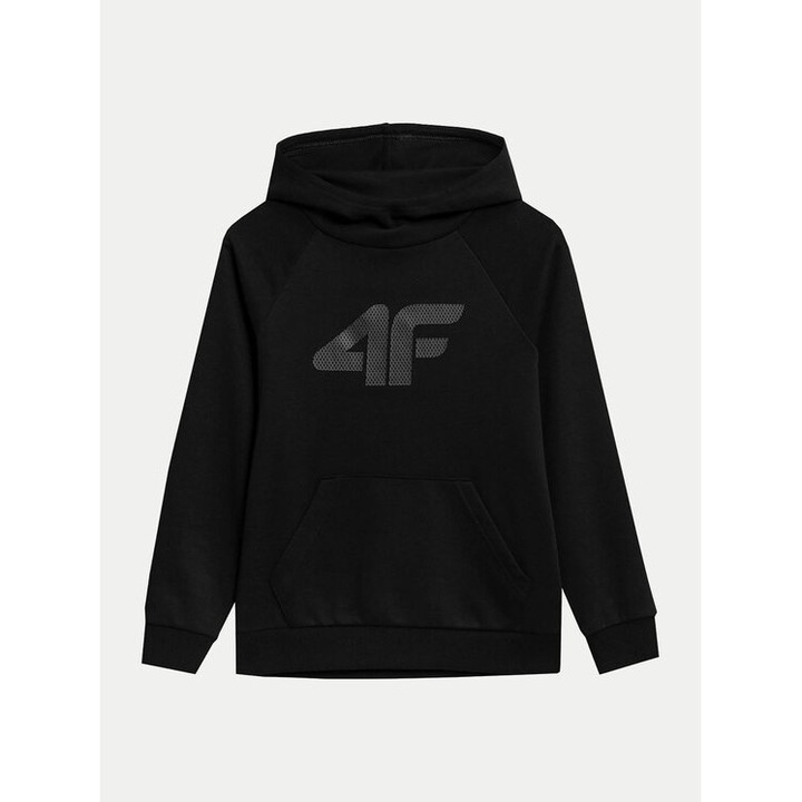 Bluza copii, 4F, 21371, Bumbac/Poliester, Negru