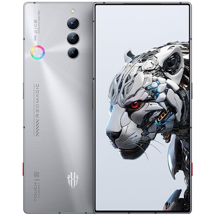 ZTE, Смартфон Nubia Red Magic 8s Pro, 256 GB, 12GB RAM, 5G, Сребрист