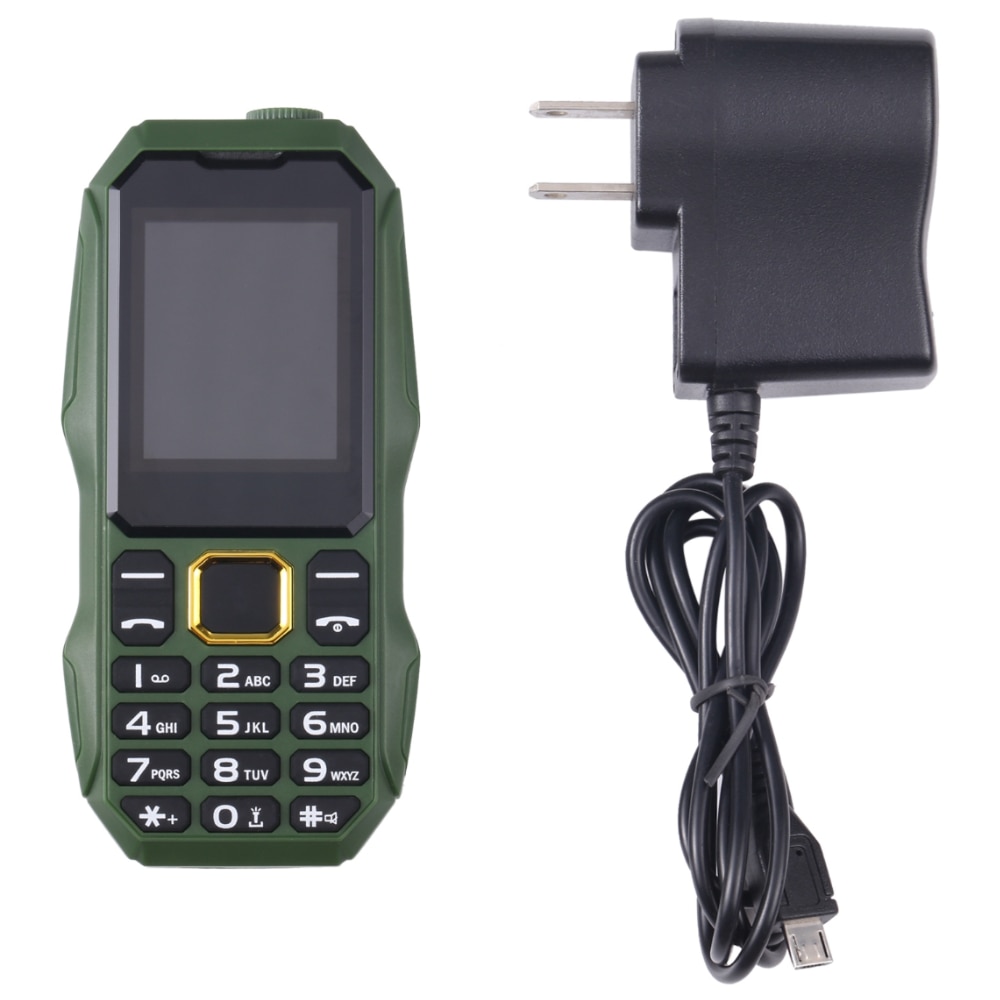 Telefon Militar One Blasko®, Dual Sim cu Carcasa Antisoc, Acumulator de mare putere 5800mah, Lanterna, Radio, Slot Sim