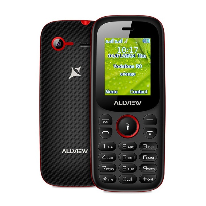 Мобилен телефон Allview, Dual SIM, L802, Red