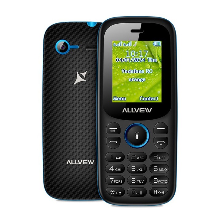 Мобилен телефон Allview, Dual SIM, L802, Blue