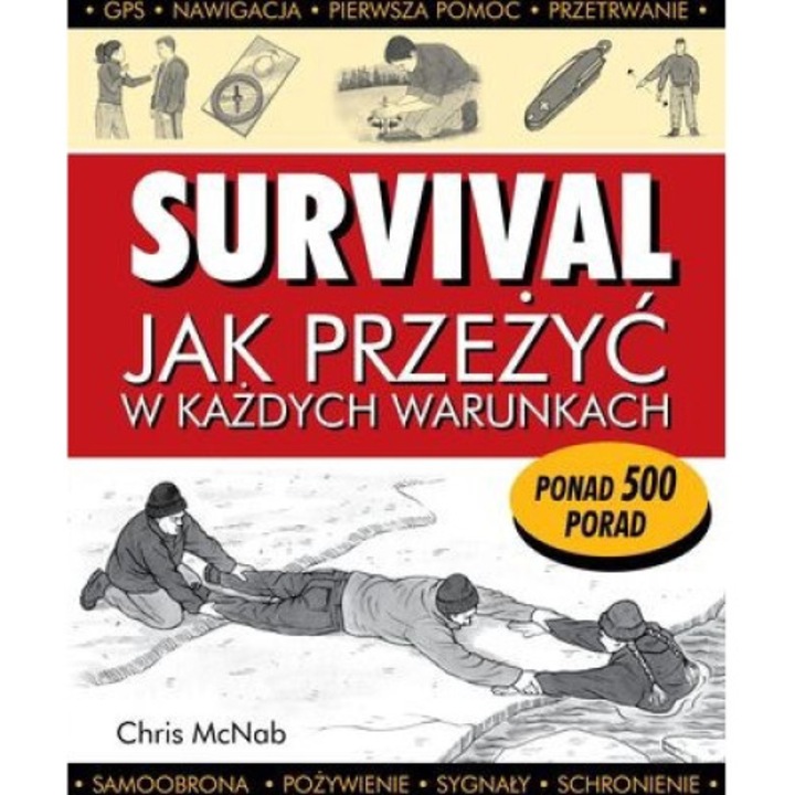 Survival, Jak przezyc w kazdych warunkach, Chris McNab, Vesper, 2024