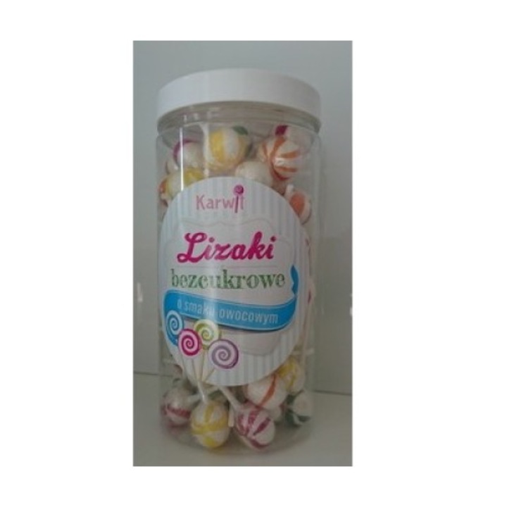 Set 80 acadele Karwit, fara zahar, cu aroma de fructe