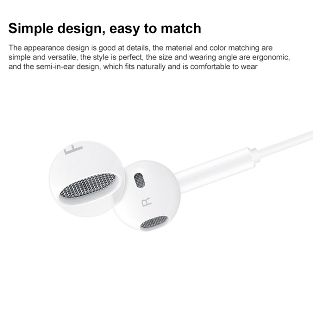 Casti Tip-C / USB-C compatibile cu Samsung, Huawei, Xiaomi, Motorola, Honor, Oppo, Realme, Nokia, OnePlus, Sony, Google, Clear Sound, Microfon pe fir, Controller, Albe