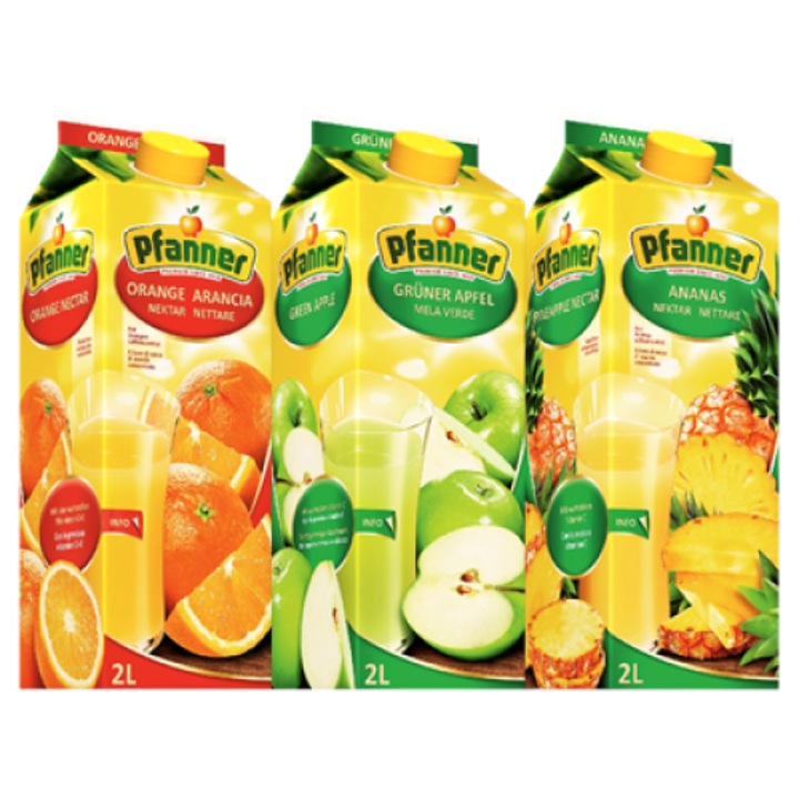 Suc de fructe ( Porto 50% + Ananas + Mar), Pfanner, 3 x 2L