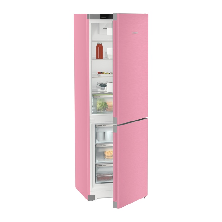Combina frigorifica Liebherr CNcrs 5203 Pure, NoFrost, EasyFresh, 330 l, 185.5 cm, Clasa C, Rose