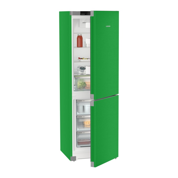 Frigider-congelator Liebherr CNclg 5203 Pure, NoFrost, EasyFresh, Volum 330 l, 185,5 cm, Clasa C, Verde deschis