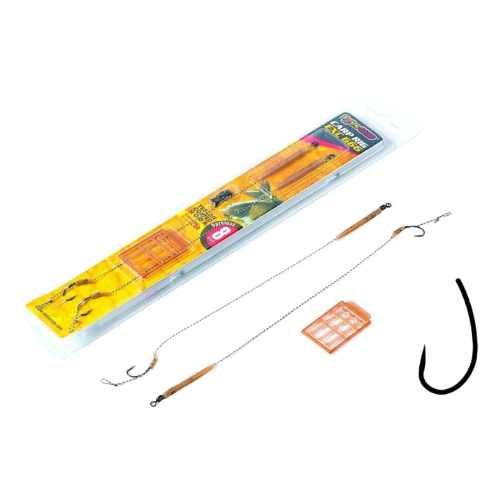 Вързани куки Fish-On-X Carp Boilie Rig EXC 666 2 бр. Размер #2