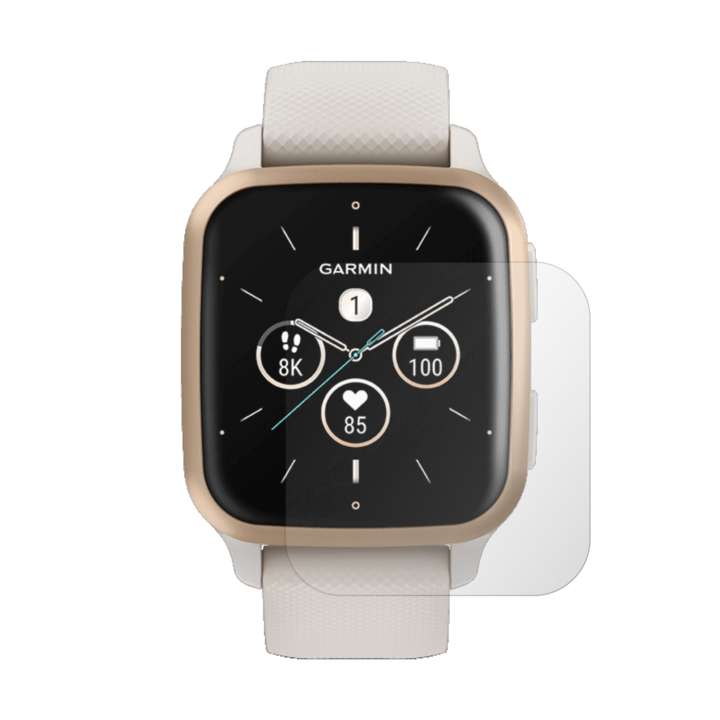 Комплект от 4 протектора Folie24 за екрани, за Garmin Venu Sq 2, 2X Ultra-Clear + 2X Matte, Адхезивни, Гъвкави със саморегенериране