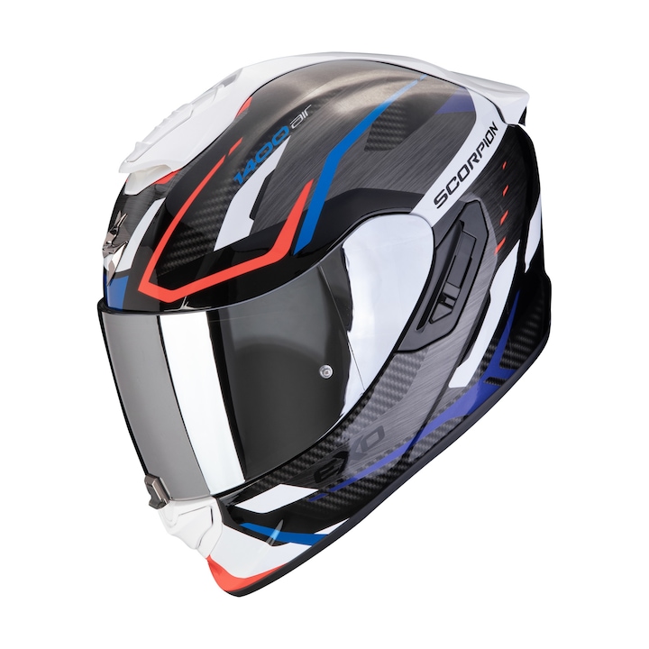 Мото каска SCORPION EXO-1400 EVO II AIR Luma Accord Black/Blue/White размер L
