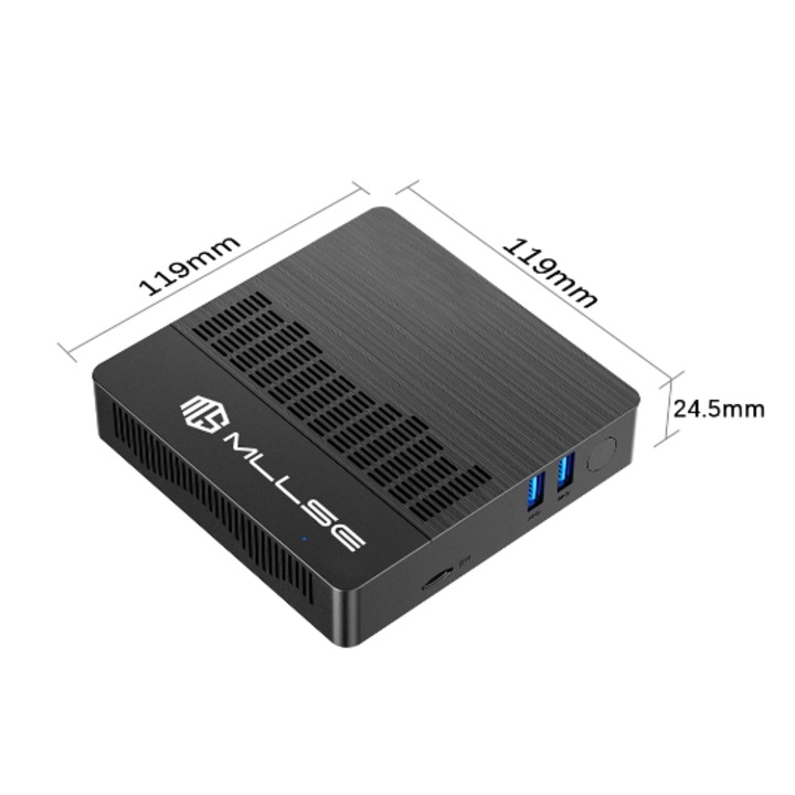 ミニPC MLLSE PC M2 Air Intel Gemini Lake N4000 Mini PC MLLSE M2 Air, Intel Gemini Lake N4000, 6GB RAM, 128GB SSD