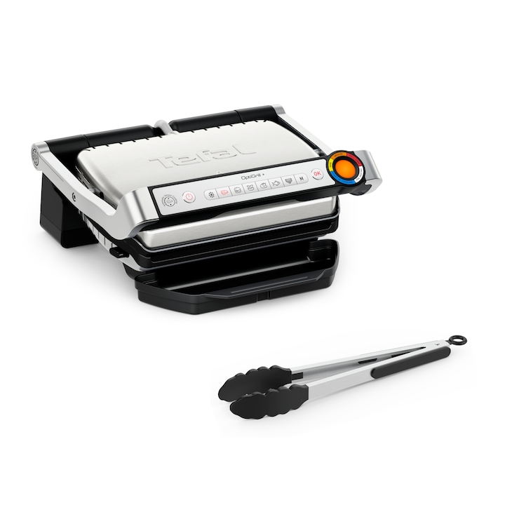 Грил Tefal, GC718D10 OPTIGRILL, UPGRADE + TONG SUS, 2000 W, 6 програми