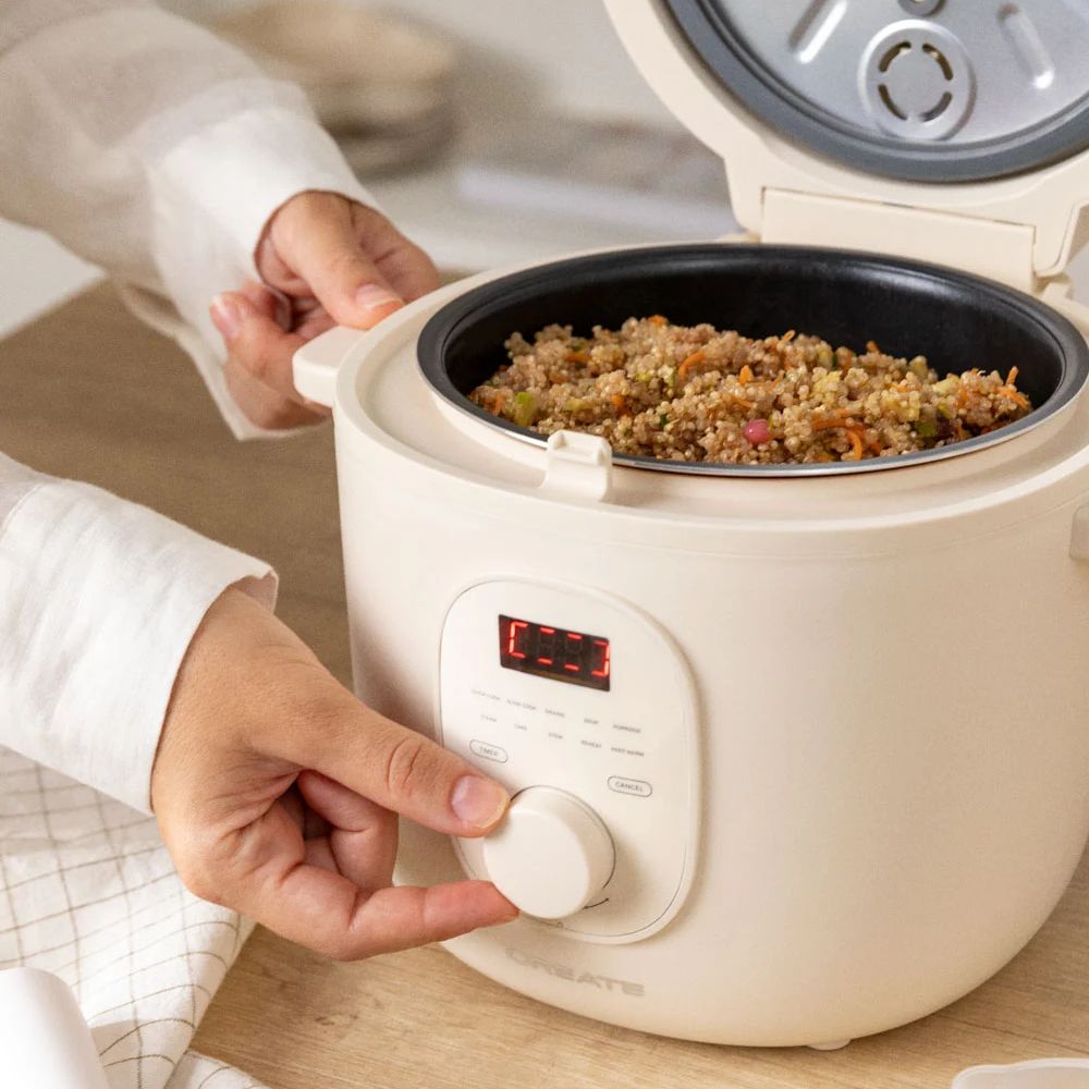Multicooker Retro CREATE, Rice Cooker Studio, capacitate 2 litri/8