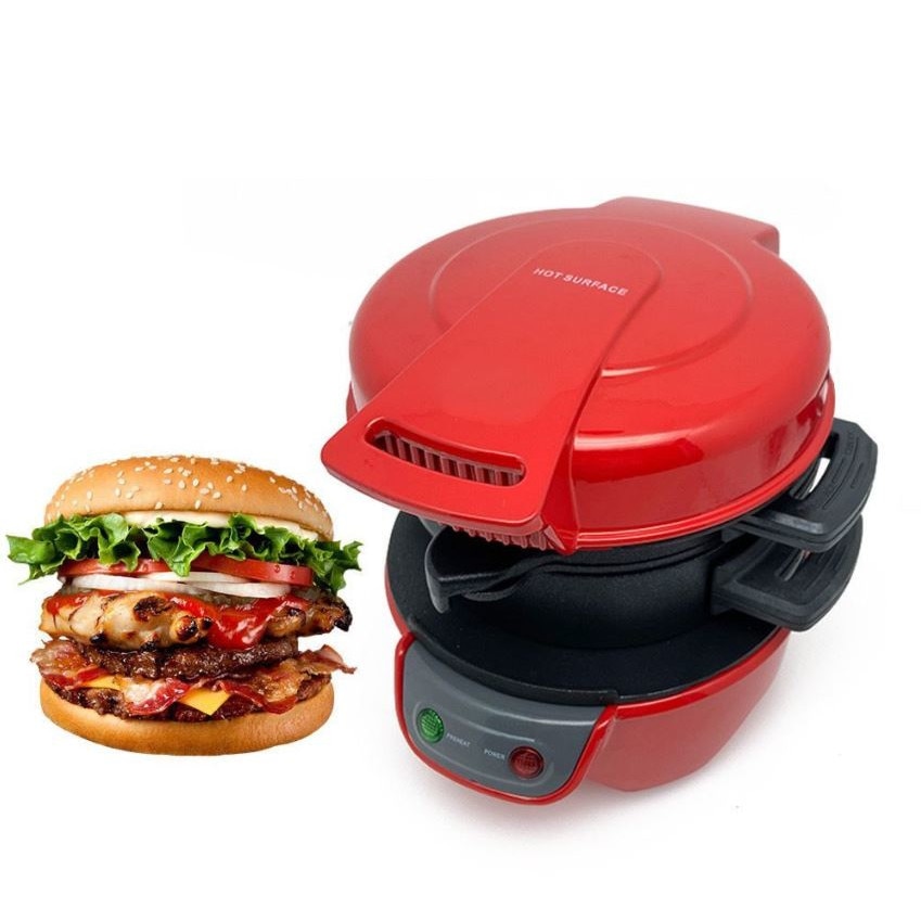 RAF Burger Maker R.666, 600W, Rosu - eMAG.ro