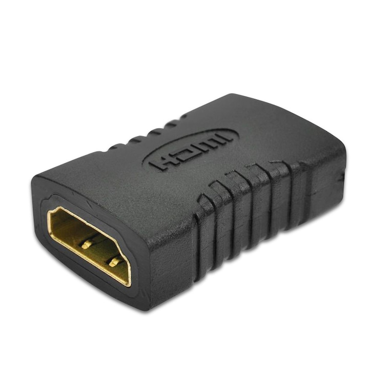 HDMI anya-HDMI aljzat adapter, bővítő, 8k 4K 60Hz 3D támogatás, fekete