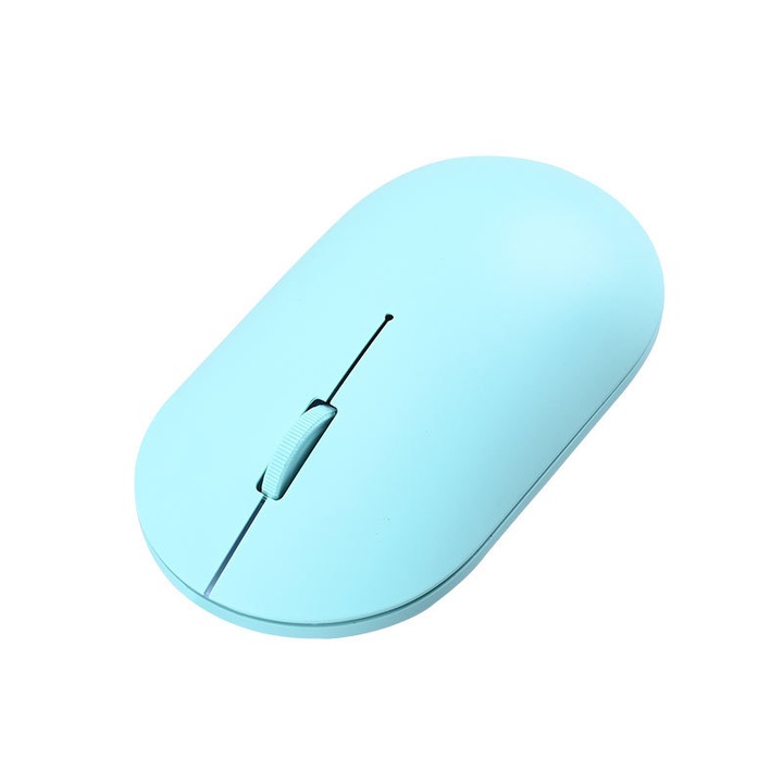 Vezeték nélküli egér, kék, Bluetooth, USB, optikai, 3 DPI szint