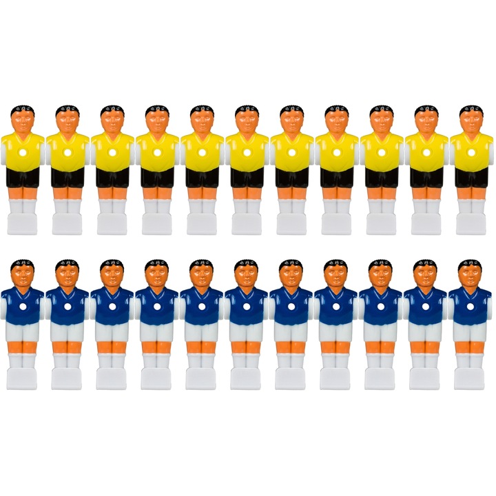 Figurine jucatori pentru fotbal de masa, pentru bare de 15, 9 mm, GAMES PLANET