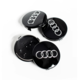 4 db Könnyűfém keréktárcsa készlet 60mm fekete kompatibilis Audi A3, A4, A6, A8, S4, S6, S8, TT, Q7 - kód 4B0601170