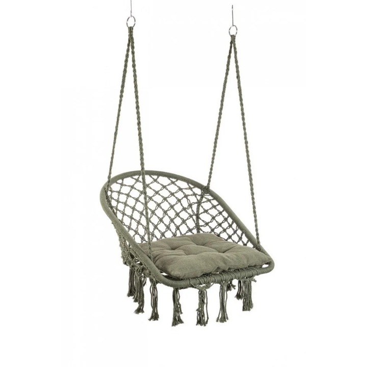 Висящ хамак, зелен, 88x130 см, Хавиер, Да