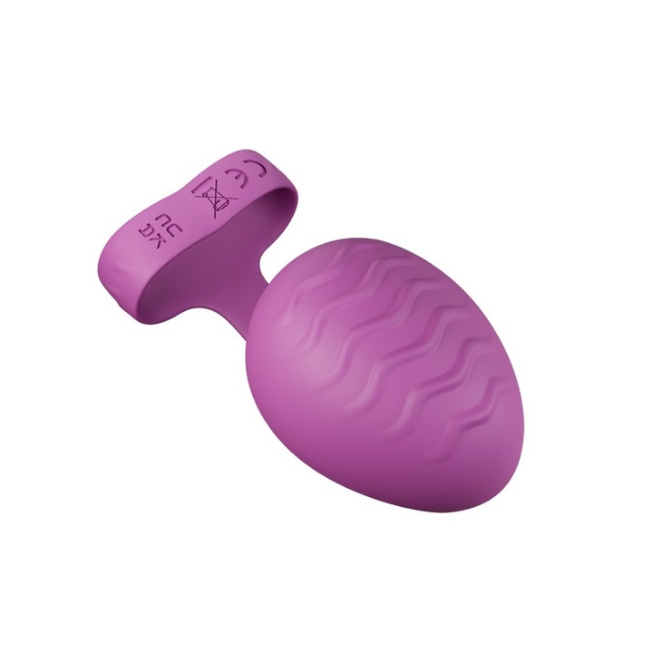 Dupla vibrátor ujjakhoz, 10 rezgési frekvencia, fröccsenésálló, lila