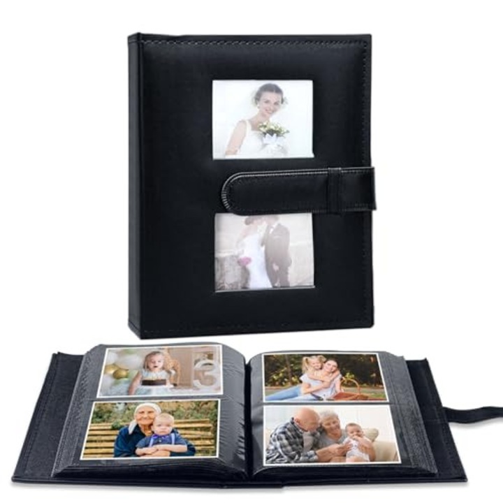 Album foto WALALLA, capacitate 200 poze 4R, negru