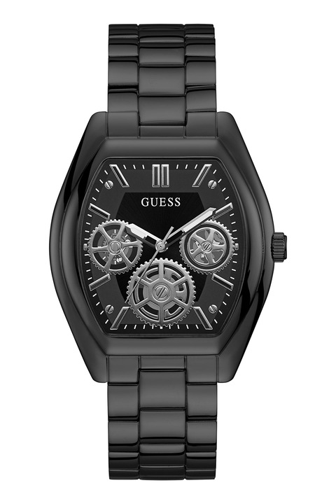GUESS, Часовник от неръждаема стомана, Бледочерен