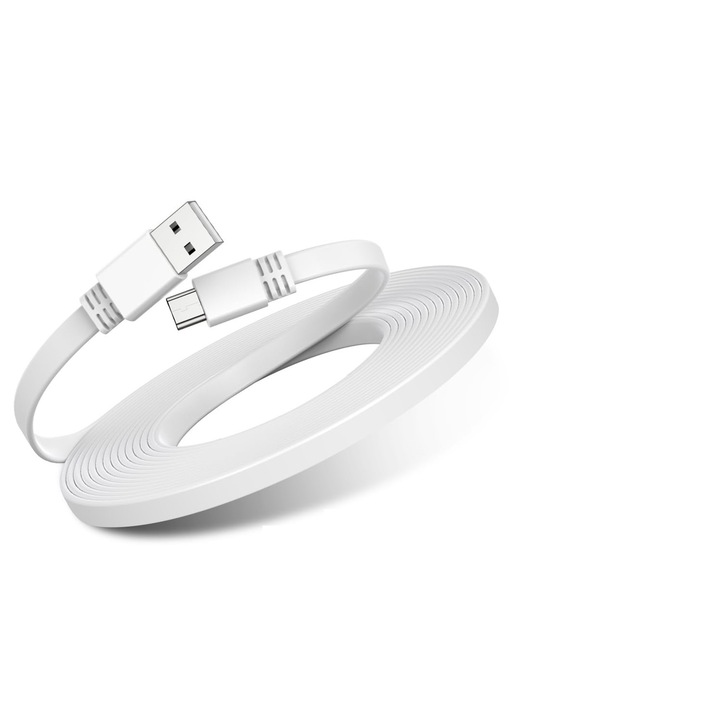 Adatkábel, Basesailor, USB A - Micro USB, bilincsek és kapcsok mellékelve, univerzális, Xboxhoz, telefonhoz, kamerához, 6 m