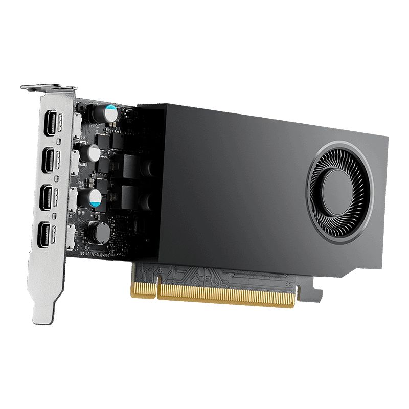 Placa video PNY nVidia RTX A4000, 4GB GDDR6, 64bit, LP, 4xmini DisplayPort