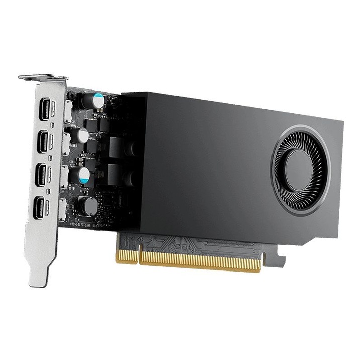 Видео карта PNY nVidia RTX A4000, 4GB GDDR6, 64bit, LP, 4xmini DisplayPort