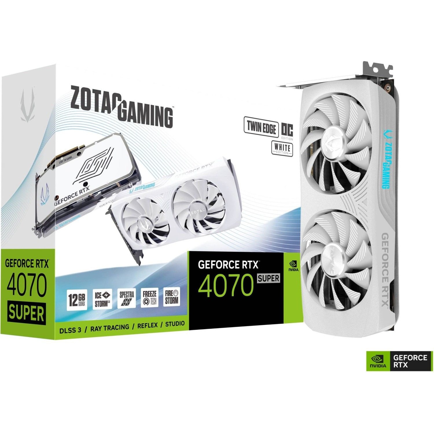 Placa video Zotac GeForce RTX 4070 Super, Twin Edge OC, 12GB GDDR6X