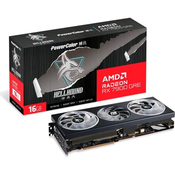 Placa video PowerColor Radeon RX 7900 GRE Hellhound, 16GB GDDR6, 256bit, 2013MHz, HDMI, 3xDisplayPort Placa video PowerColor Radeon RX 7900 GRE Hellhound, 16GB GDDR6, 256bit, 2013MHz, HDMI, 3xDisplayPort