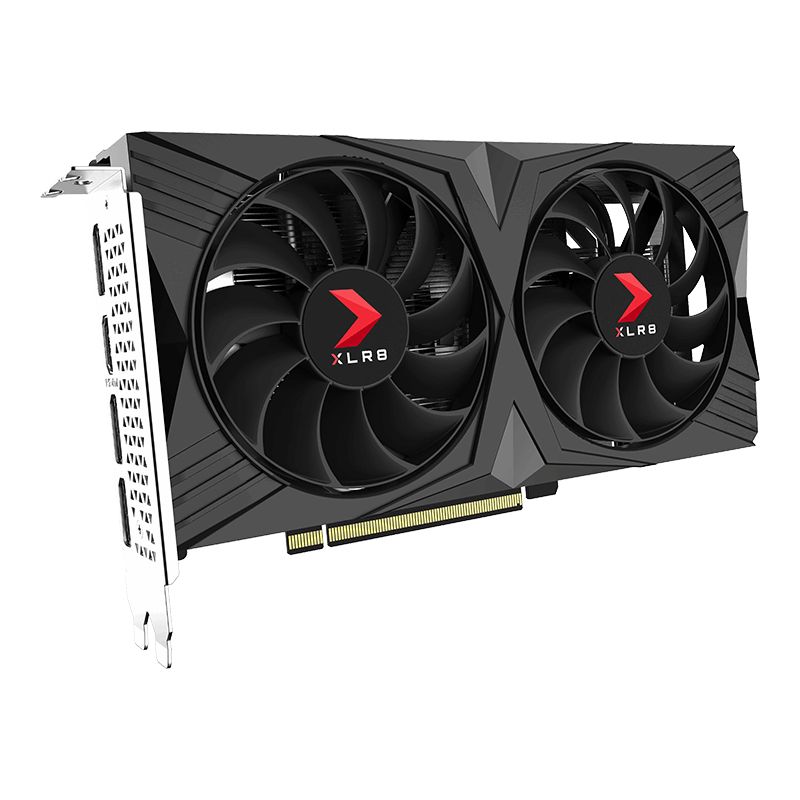 Placa video PNY GeForce RTX 4060, 8GB GDDR6, Overclocked Dual Fan, 1830MHz