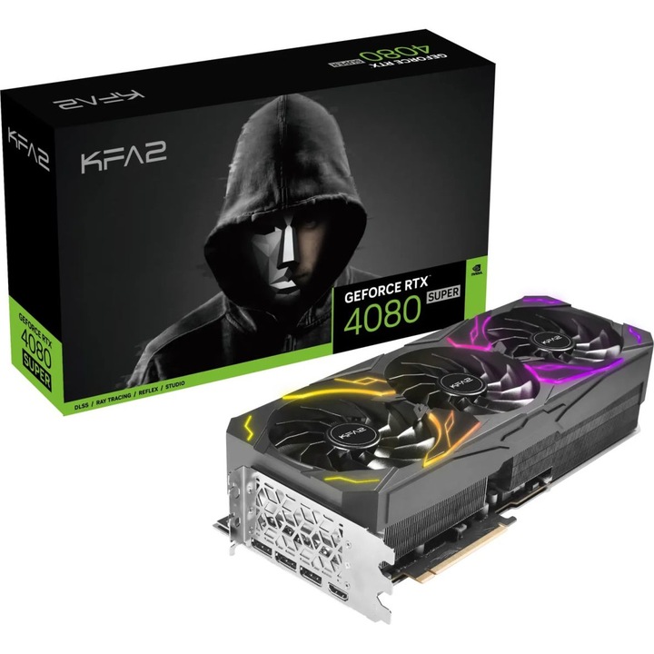 Видео карта KFA2 GeForce RTX 4080 Super, 16GB GDDR6X, 256bit