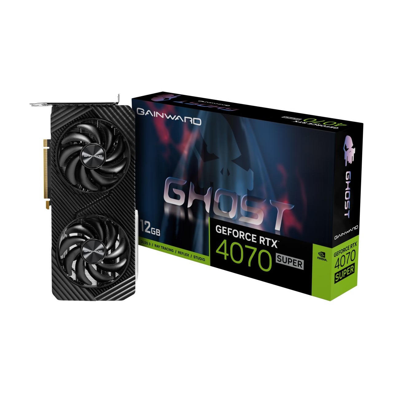 Placa video Gainward GeForce RTX 4070 Super, 12GB GDDR6X, 192bit, 2475MHz
