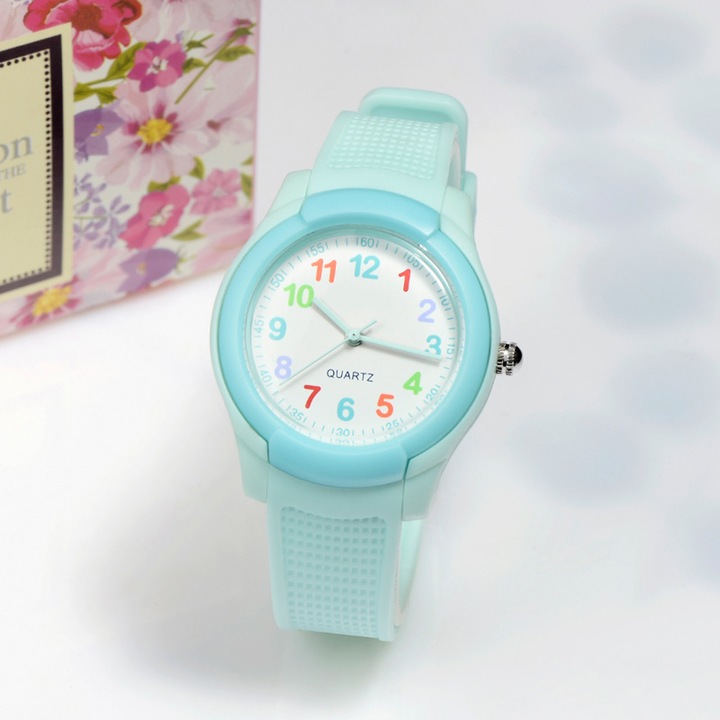 Ceasuri copii, 3D Cute, waterproof, silicon, albastru