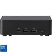 Mini PC Asus NUC 14 Pro RNUC14RVKI300000I cu procesor Intel Core 3 100U pana la 4.7 GHz, fara RAM, fara stocare, Intel Graphics, No OS, Negru