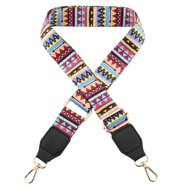 QttvbTna táskaszíj, nylon, többszínű, 3,8x75x145 cm