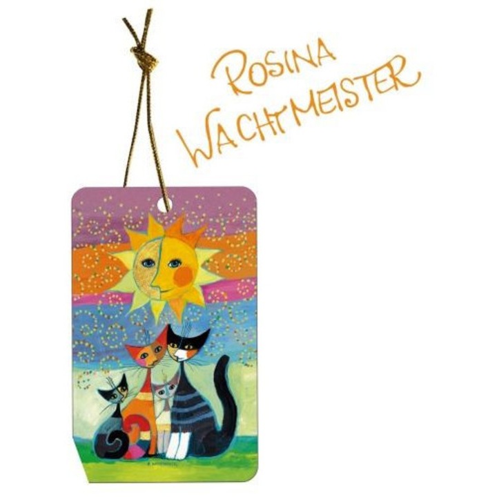 Ajándékkísérő kártya, papír, 10db os, Rosina Wachtmeister Momenti di Felicitá, többszínű