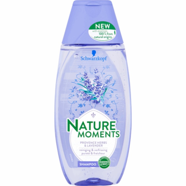 Sampon Schwarzkopf Nature Moments, provence herbs, lavanda, 250 ml