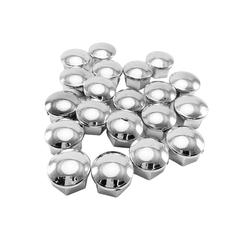 Set 20 Capace Cromate, AutoSSF ®, Ornament pentru Prezoane, 17mm